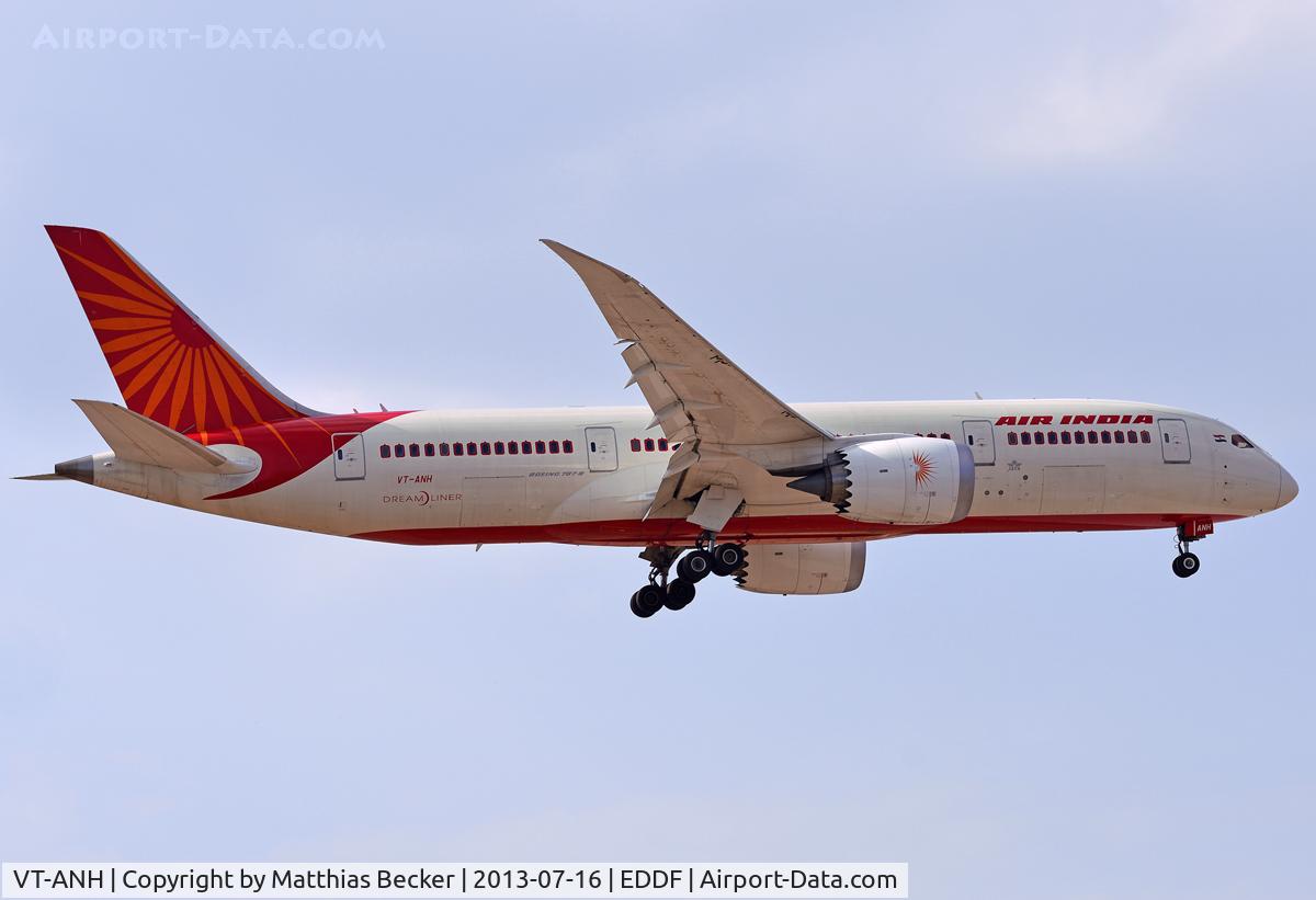 VT-ANH, 2012 Boeing 787-8 Dreamliner C/N 36276, VT-ANH