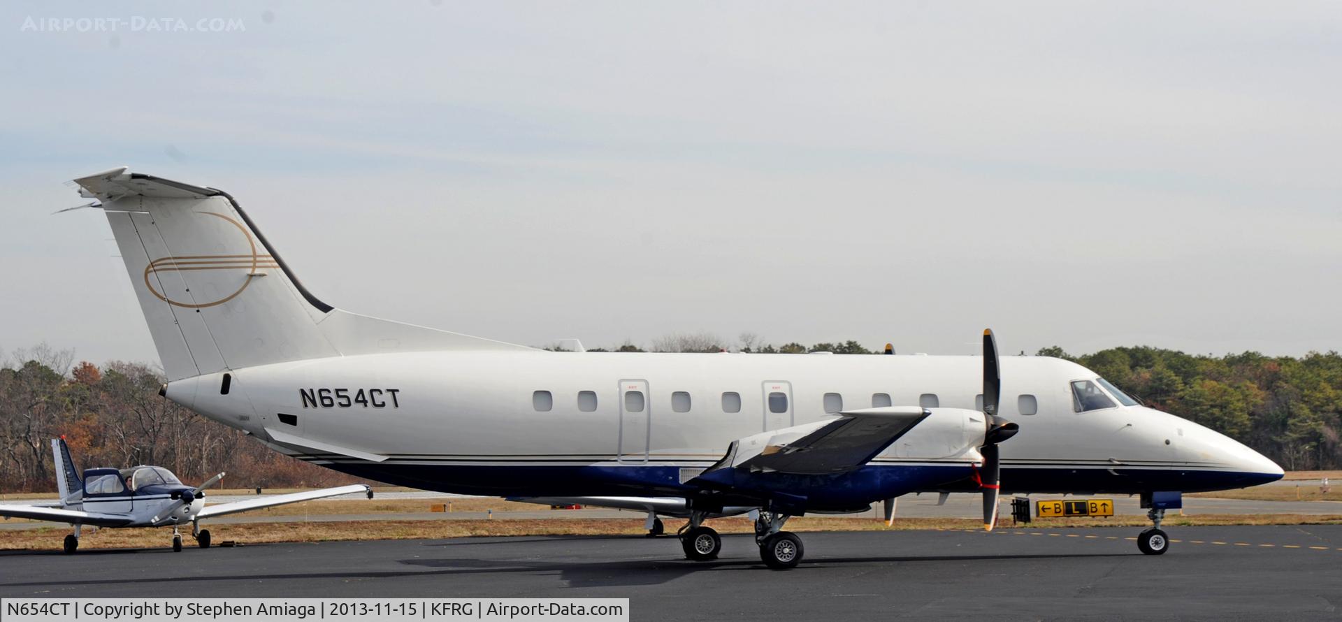 N654CT, 1993 Embraer EMB-120ER Brasilia C/N 120251, Atlantic Ramp