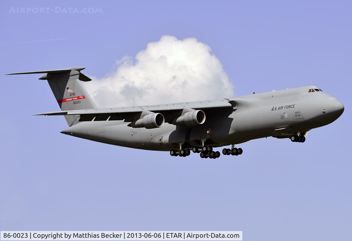 86-0023, 1986 Lockheed C-5B Galaxy C/N 500-0109, 86-0023