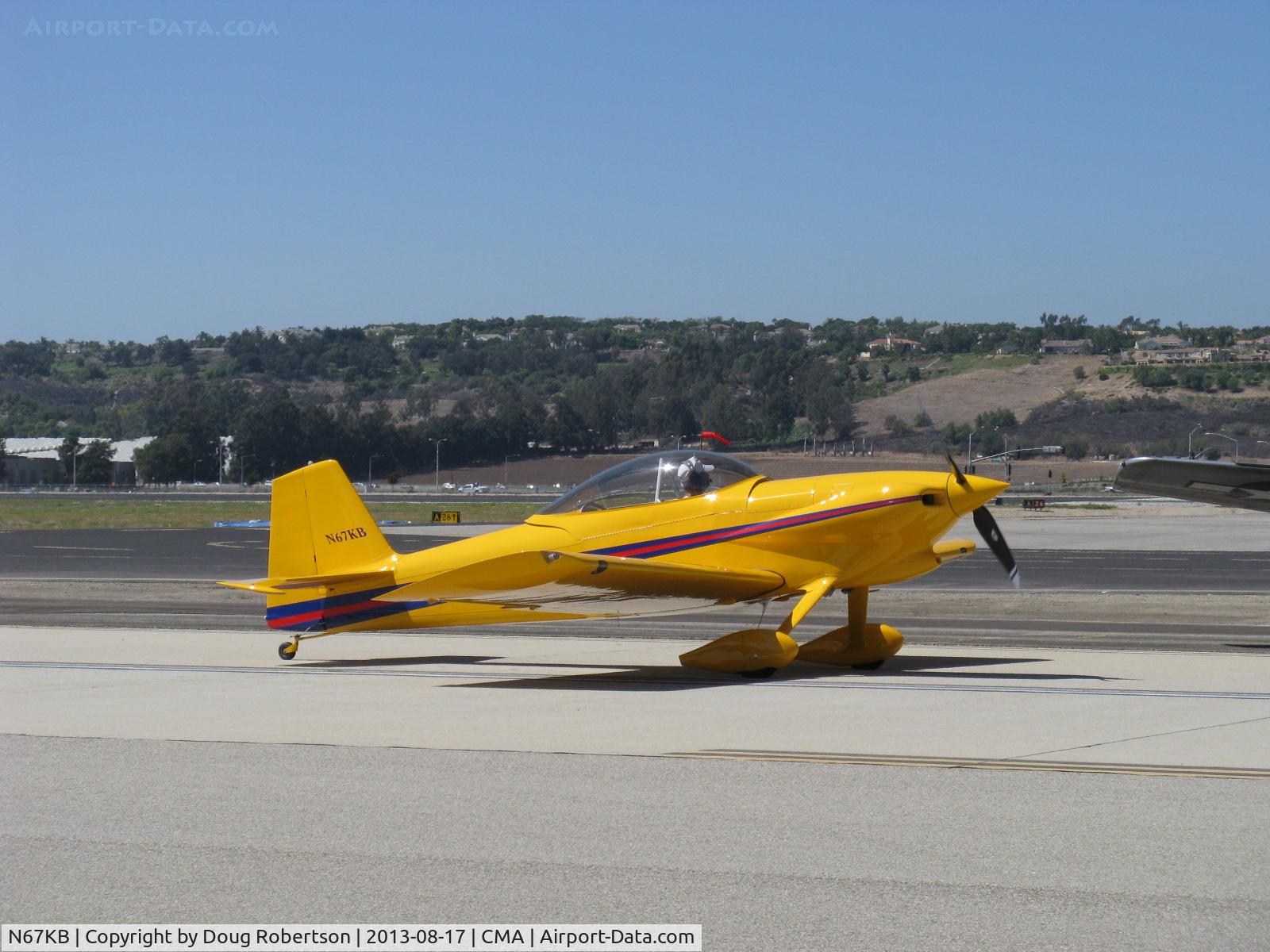 N67KB, 1991 Vans RV-4 C/N 1686, 1991 Briegleb VAN's RV-4, Lycoming O-320 160 Hp, taxi