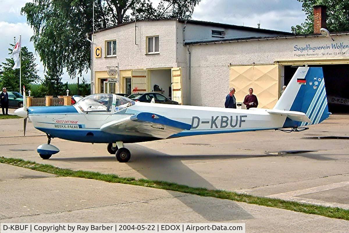 D-KBUF, 1993 Scheibe SF-25C Rotax-Falke C/N 44557, Scheibe SF-25C Rotax-Falke [44557] Renneritz-Wolfen~D 22/05/2004