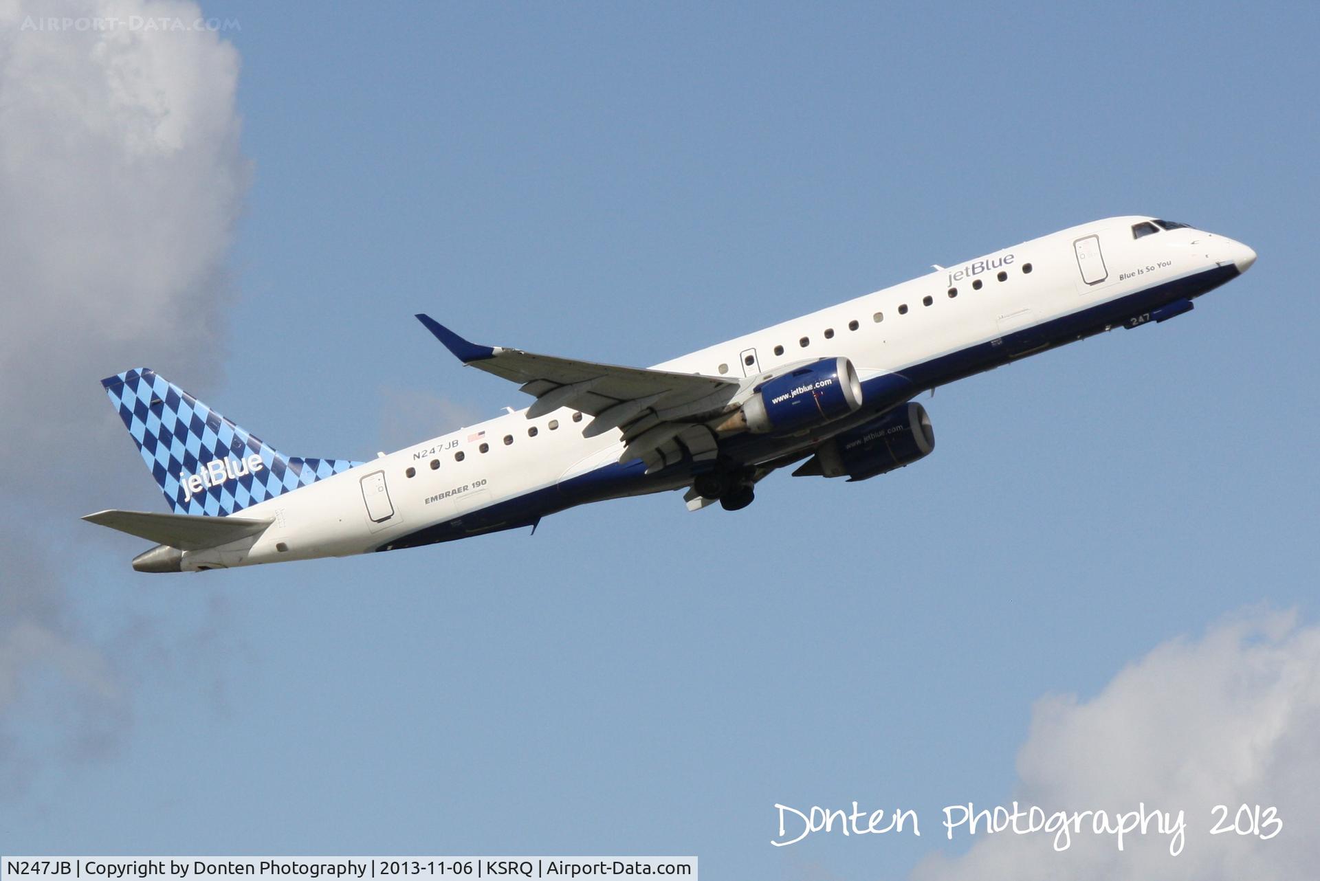 N247JB, 2006 Embraer 190AR (ERJ-190-100IGW) C/N 19000042, JetBlue Flight 940 (N247JB) 
