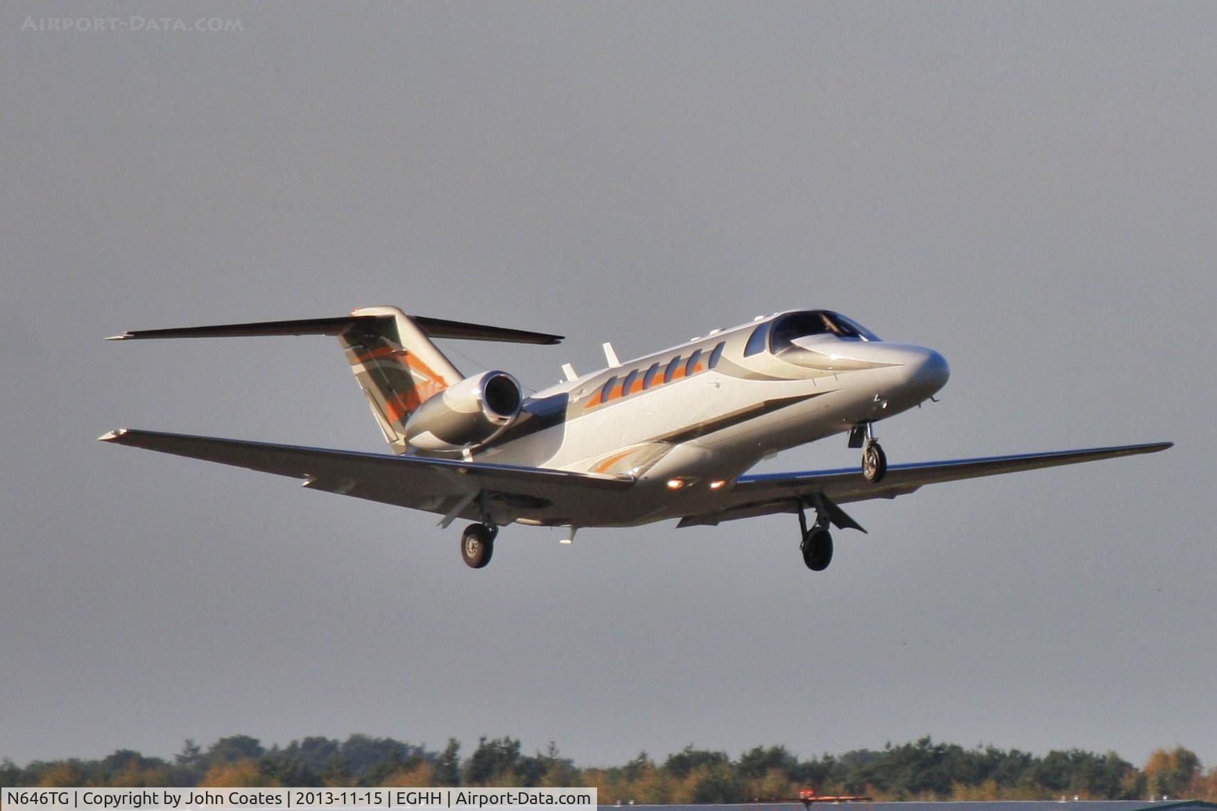 N646TG, 2003 Cessna 525A CitationJet CJ2 C/N 525A-0190, Departing on delivery