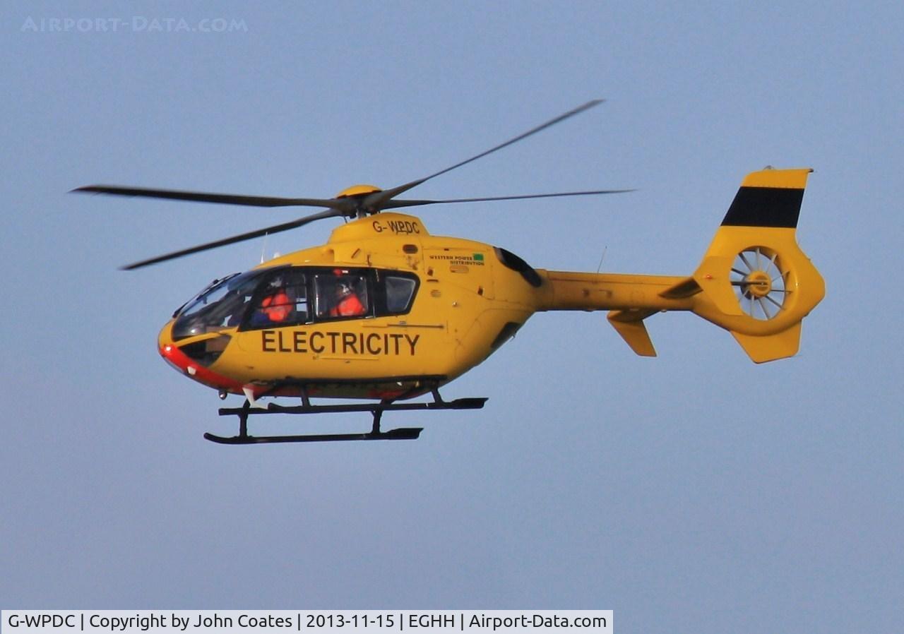 G-WPDC, 1999 Eurocopter EC-135P-1 C/N 0090, Departing for another Inspection op.