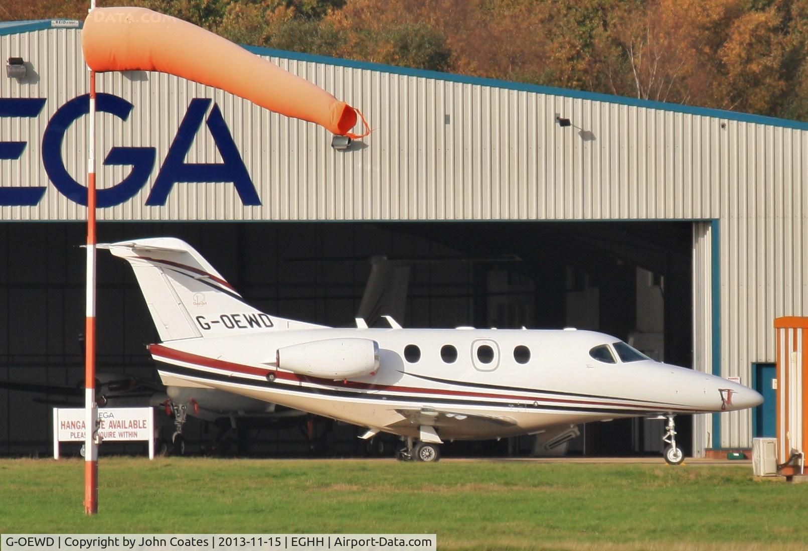 G-OEWD, 2005 Beech 390 Premier I C/N RB-126, Regular visitor over at Cega.