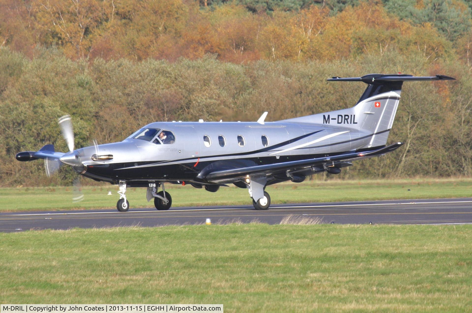 M-DRIL, 2011 Pilatus PC-12/47E C/N 1318, Departing on 26
