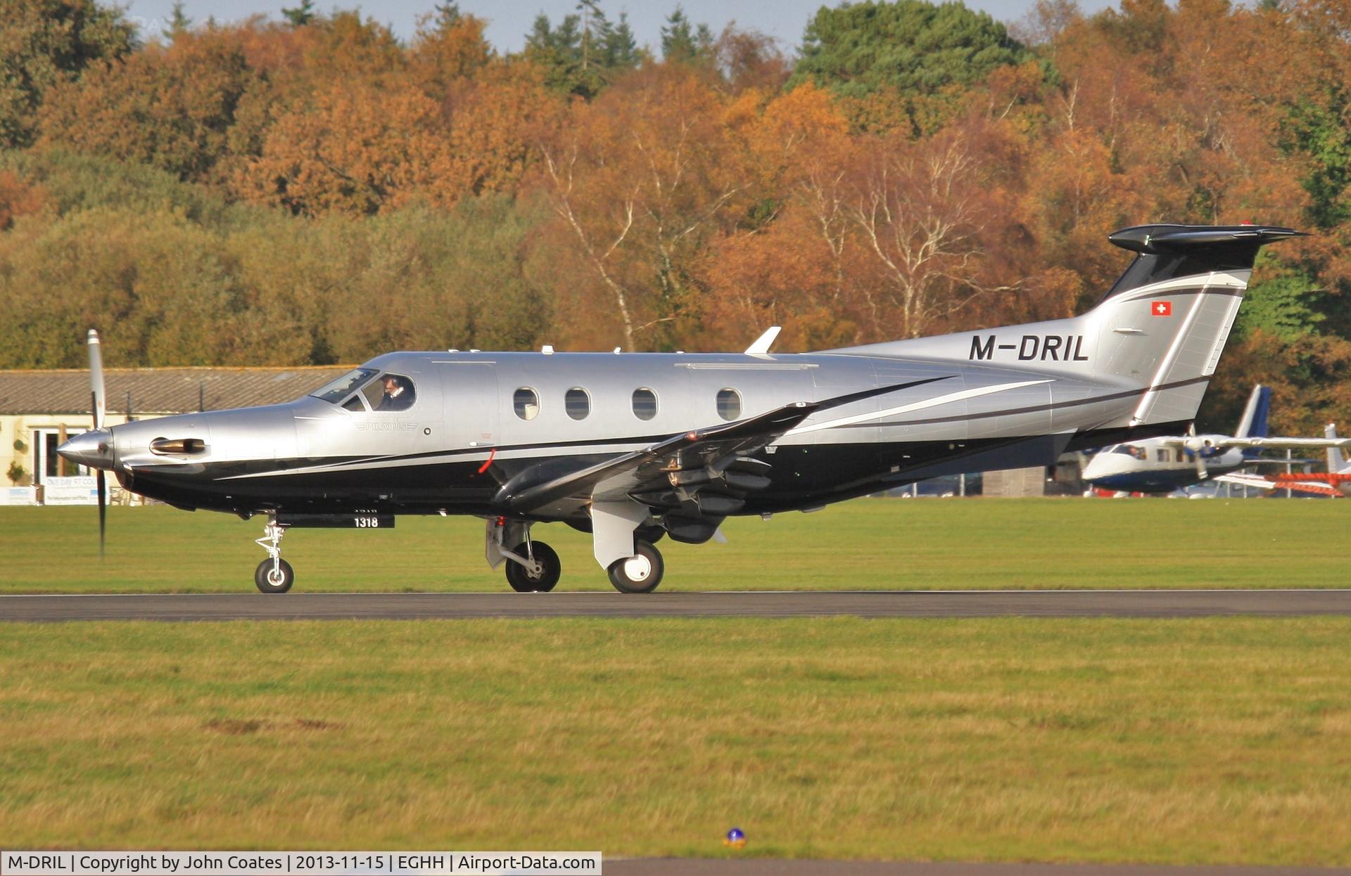 M-DRIL, 2011 Pilatus PC-12/47E C/N 1318, Departing on 26