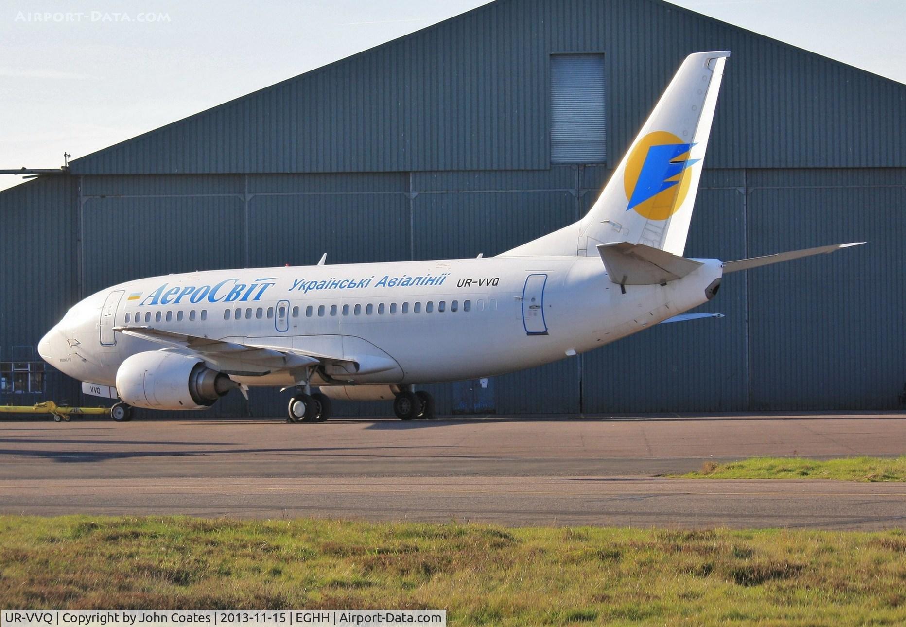UR-VVQ, 1998 Boeing 737-5L9 C/N 29235, Parked at European Aviation.