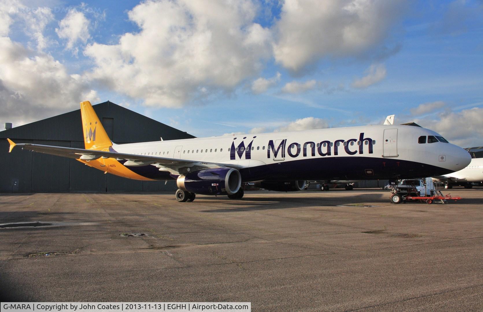 G-MARA, 1999 Airbus A321-231 C/N 983, Just resprayed to latest colours.