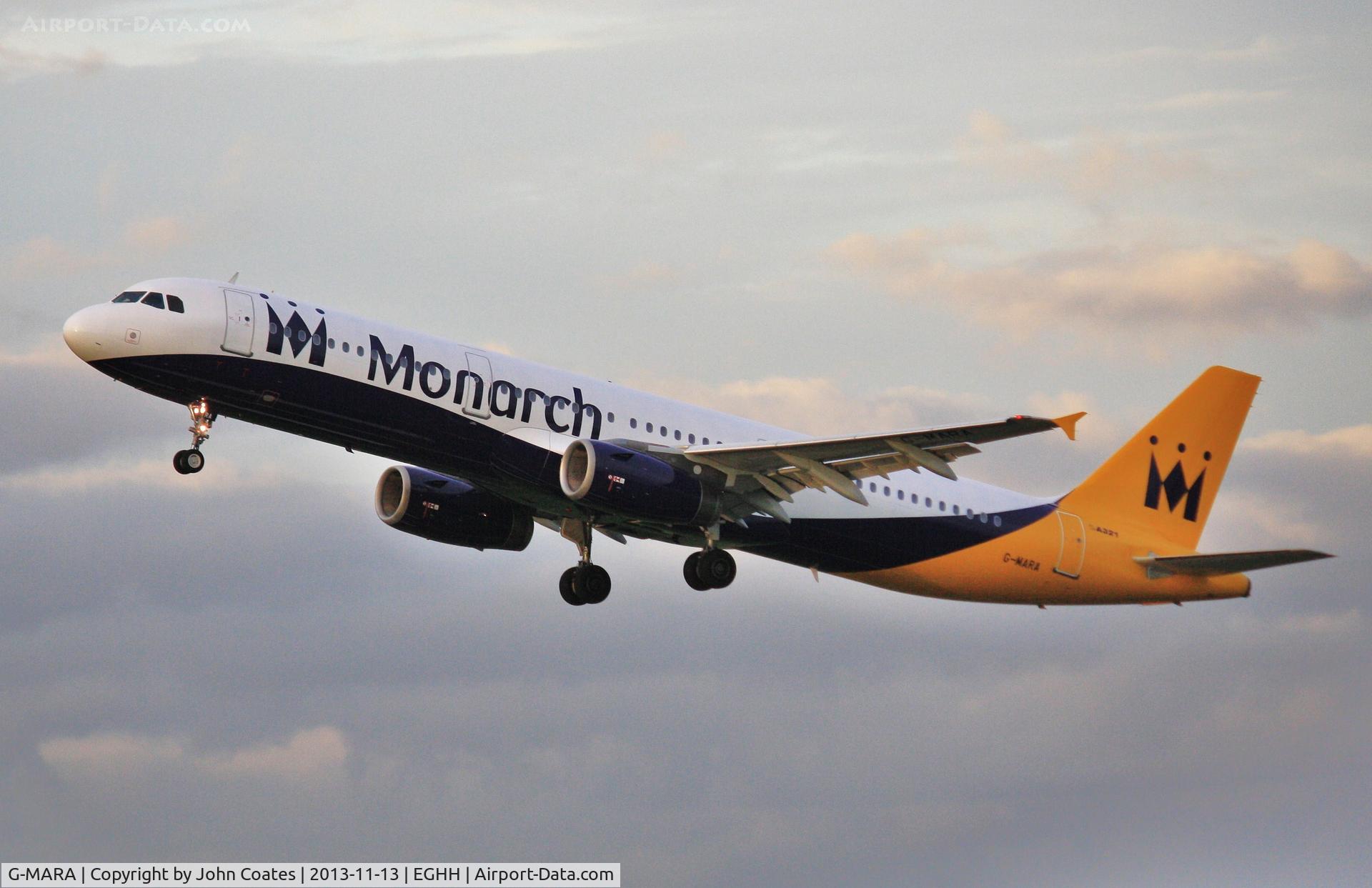 G-MARA, 1999 Airbus A321-231 C/N 983, Departs after respray into latest livery.