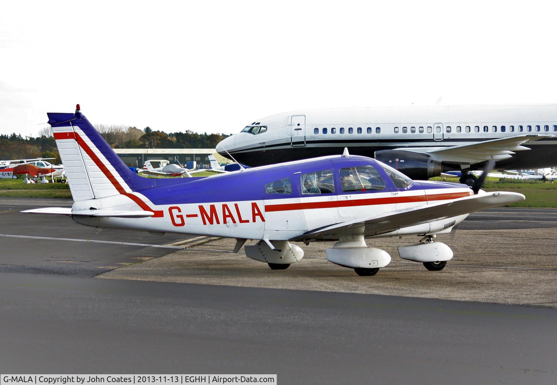 G-MALA, 1980 Piper PA-28-181 Cherokee Archer II C/N 28-8190055, Visitor to BHL.