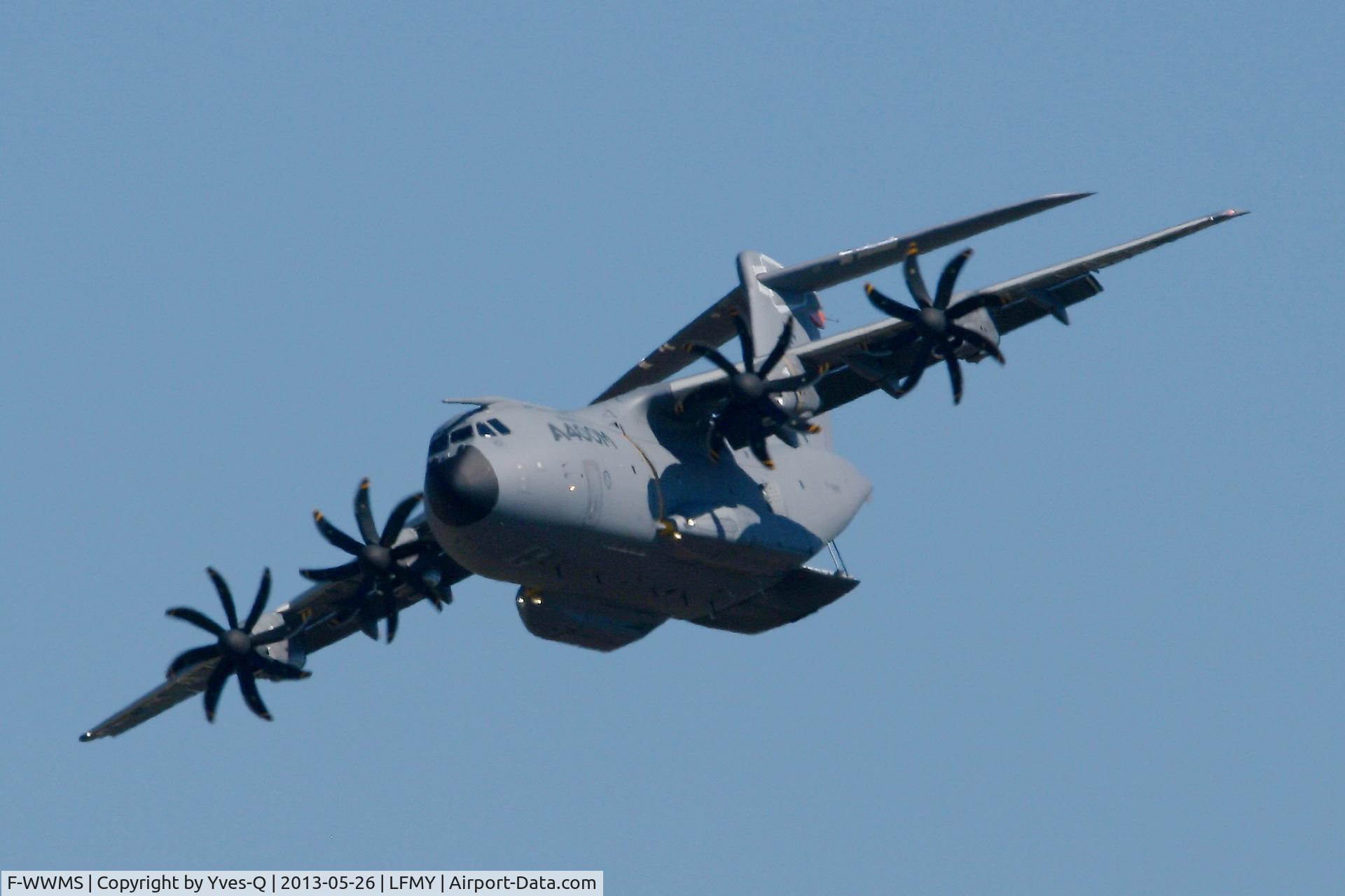 F-WWMS, 2010 Airbus A400M Atlas C/N 003, Airbus Military A400M Atlas (F-WWMS), Solo Display Open Day 2013, Salon de Provence Air Base 701 (LFMY)