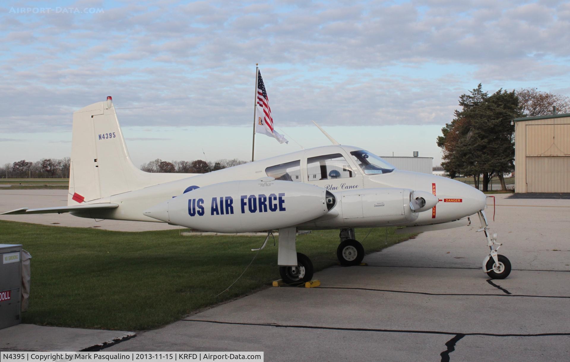 N4395, 1958 Cessna U-3A Blue Canoe (310A) C/N 38114, Cessna U-3