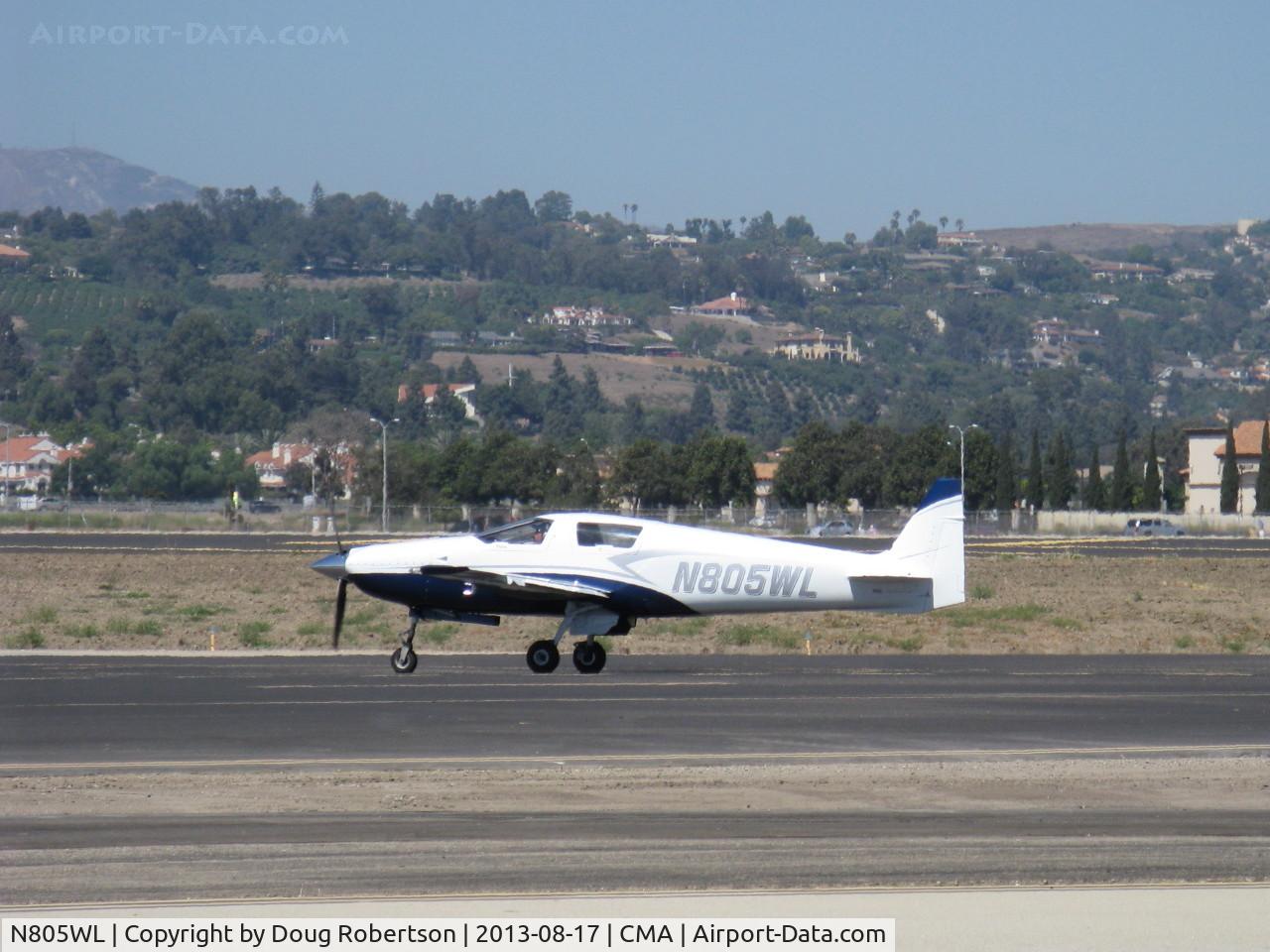 N805WL, 2011 White Lightning WLAC-1 C/N 1, 2011 Dierenfield DIERENFIELD SPECIAL WHITE LIGHTNING, Continental IO-360 200 Hp, rare model, retractable tri-gear, taxi to Rwy 26
