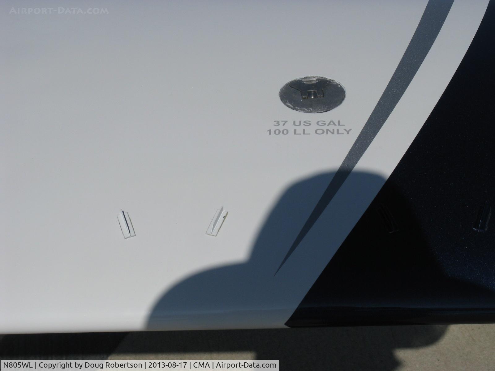 N805WL, 2011 White Lightning WLAC-1 C/N 1, 2011 Dierenfield DIERENFIELD SPECIAL WHITE LIGHTNING, Continental IO-360 200 Hp, flush fuel fill