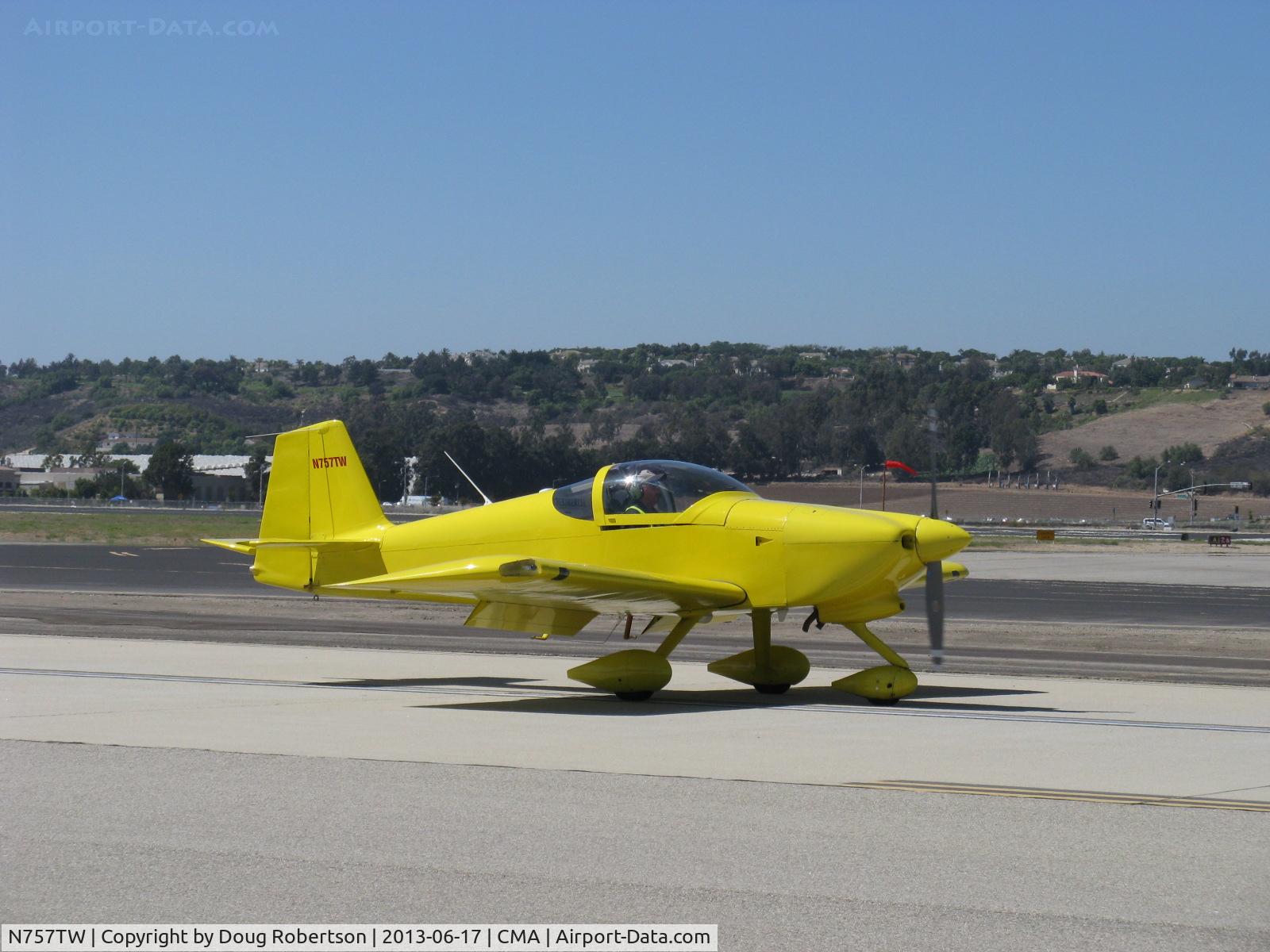 N757TW, 2002 Vans RV-6A C/N 23911, 2002 Kummer VAN's RV-6A, Lycoming O-360 188 Hp, taxi