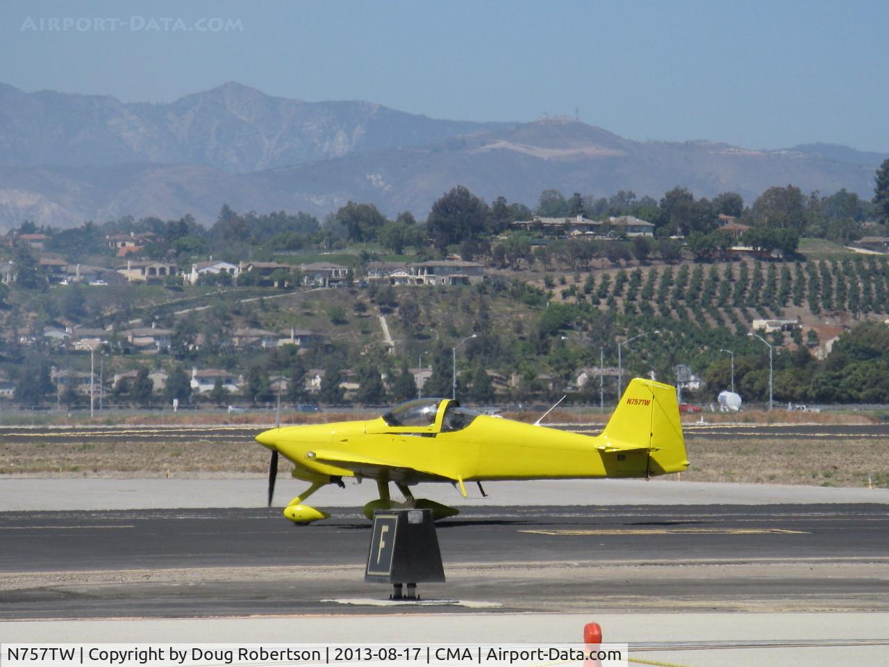 N757TW, 2002 Vans RV-6A C/N 23911, 2002 Kummer VAN's RV-6A, Lycoming O-360 188 Hp, taxi to Rwy 26