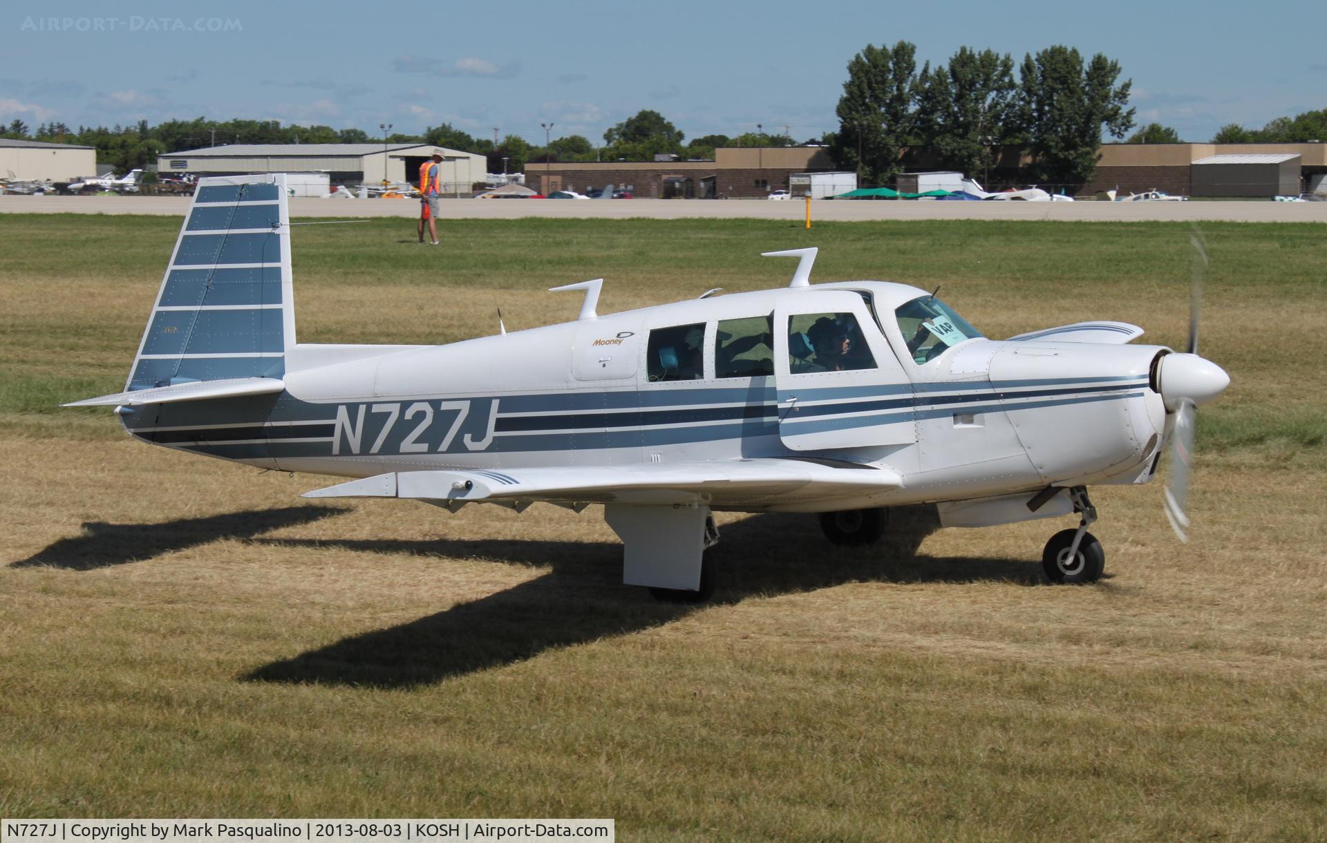 N727J, 1968 Mooney M-20G Statesman C/N 680113, Mooney M20G