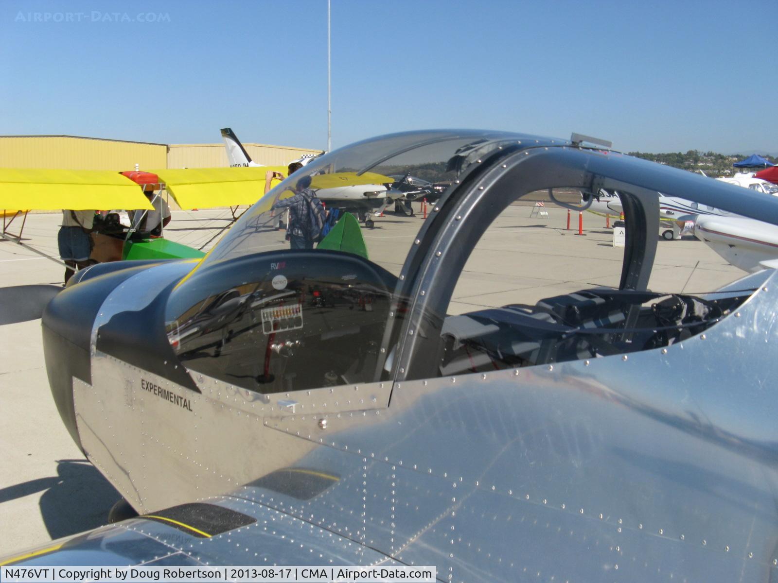N476VT, 2013 Vans RV-12 C/N 120476, 2013 VAN's AIRCRAFT INC. RV-12 S-LSA, Rotax 912S 98.6 Hp, cockpit two place side by side