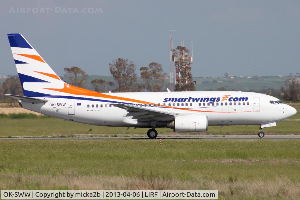 OK-SWW, 2003 Boeing 737-7Q8 C/N 28254, Take off