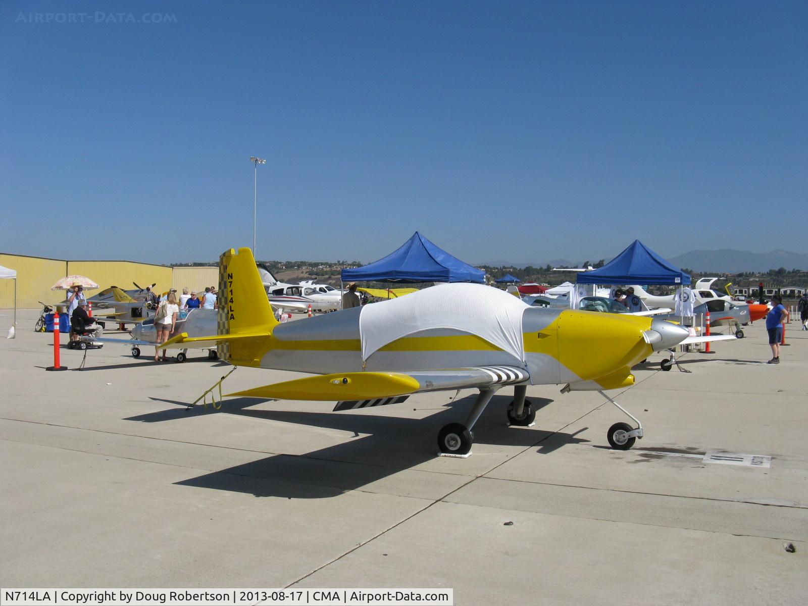 N714LA, 2012 Vans RV-6A C/N 25724, 2009 Roberts VAN's RV-6A