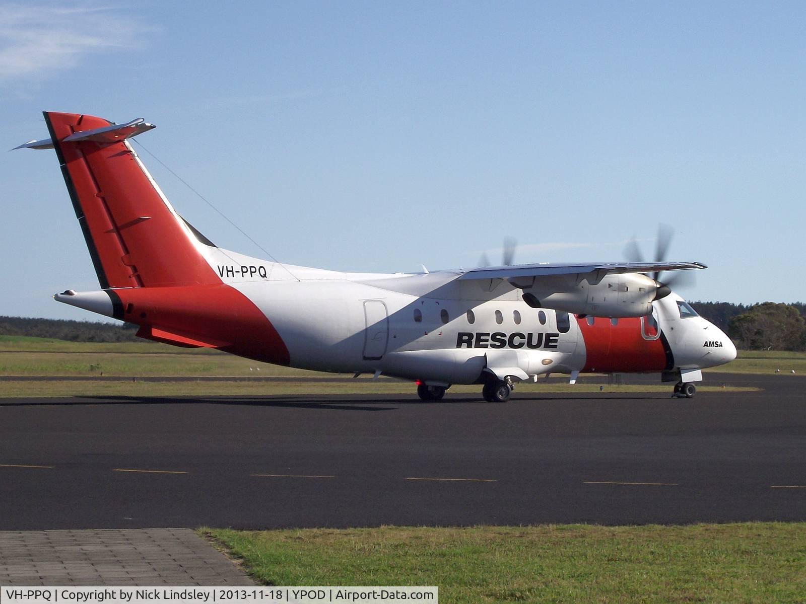 VH-PPQ, 1995 Dornier 328-100 C/N 3051, Touch and go at Portland western Victoria, Australia