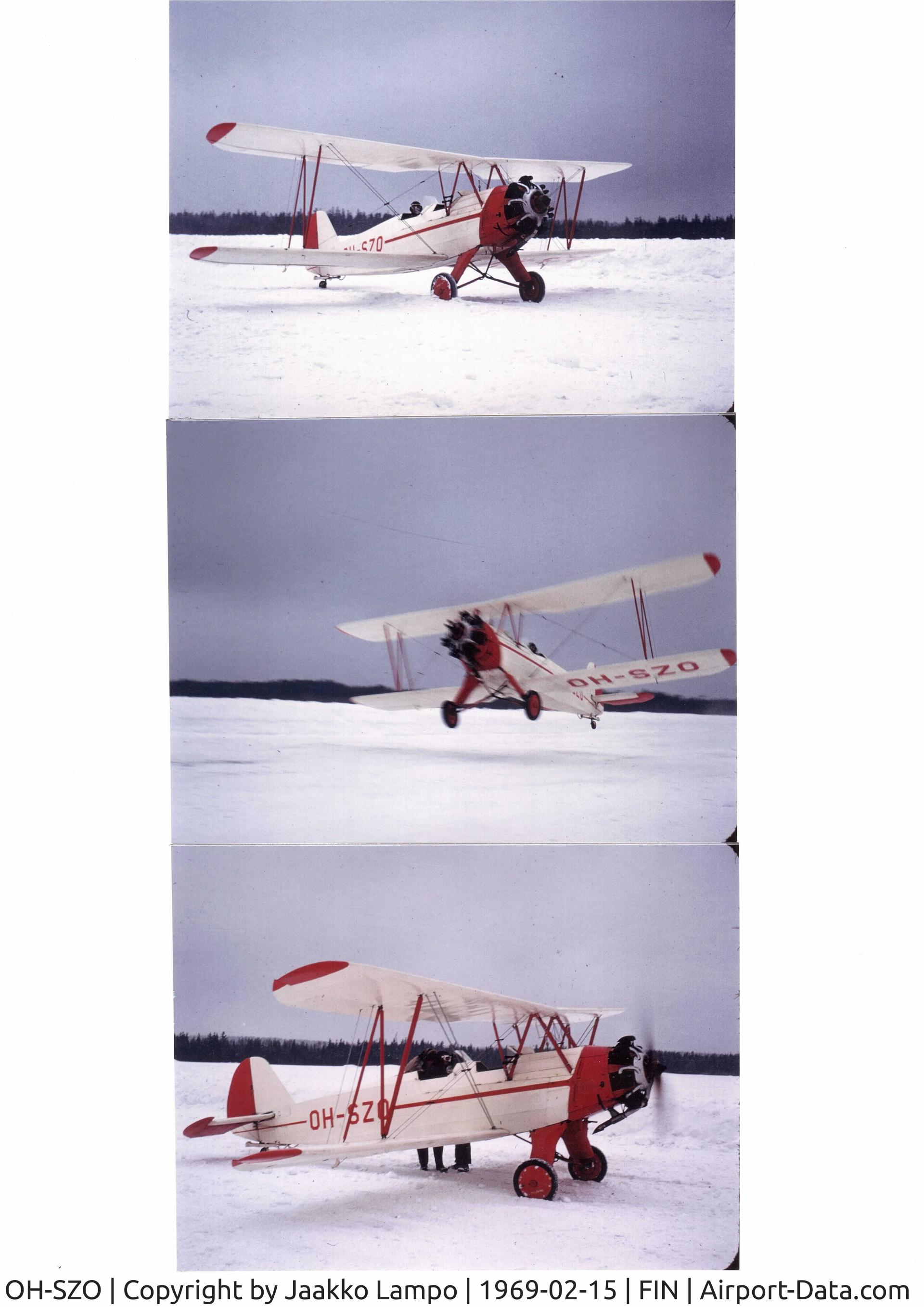 OH-SZO, Focke-Wulf Fw-44J Stieglitz C/N 2895, Focke-Wulf Stiglitz in Filand. This plane is now shown in mitary colours in Keski-Suomen Ilmailumuseo museum in central Finland.