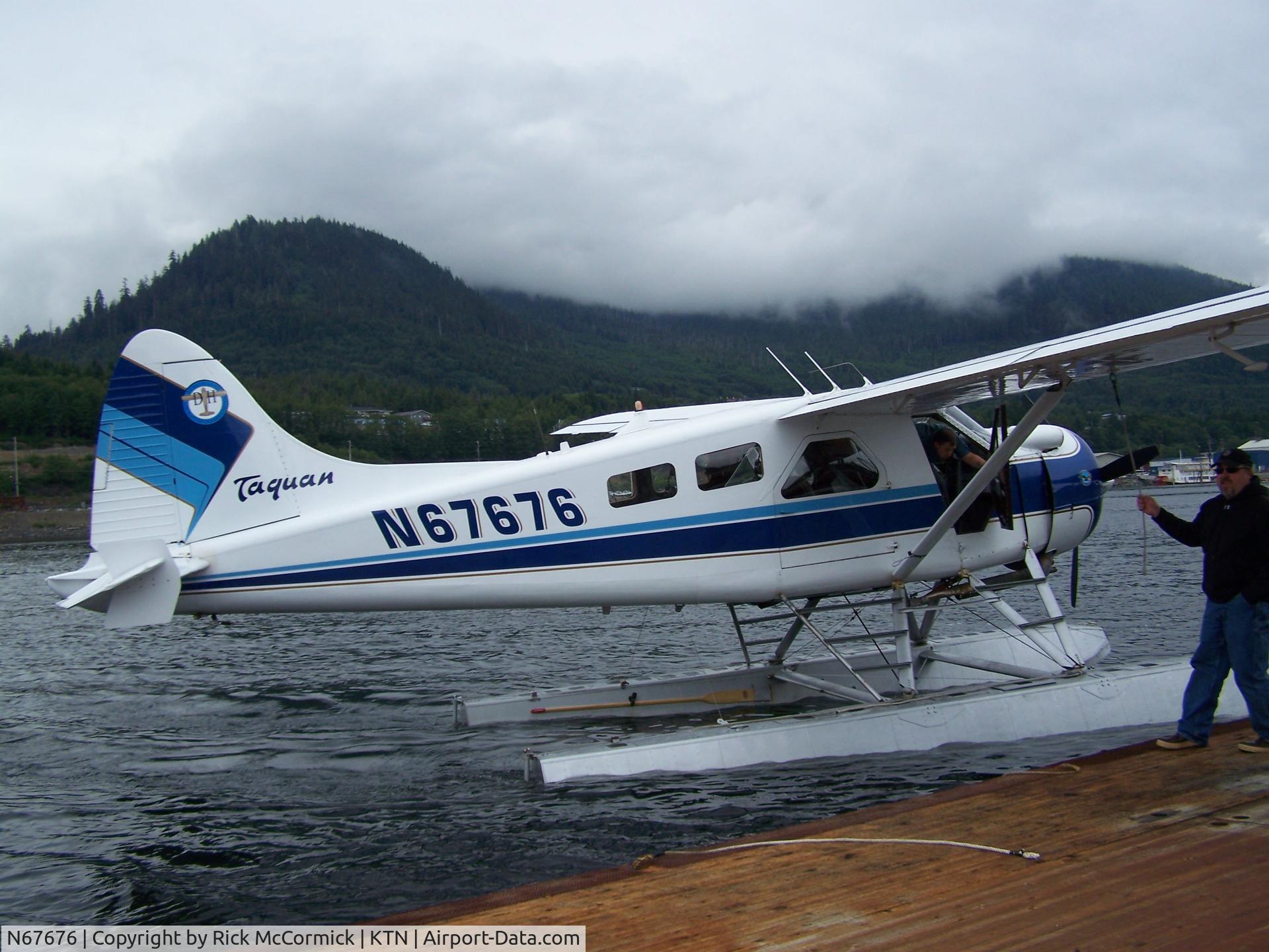 N67676, De Havilland Canada U-6A Beaver C/N 847, N67676 docked at KTN, June, 2009