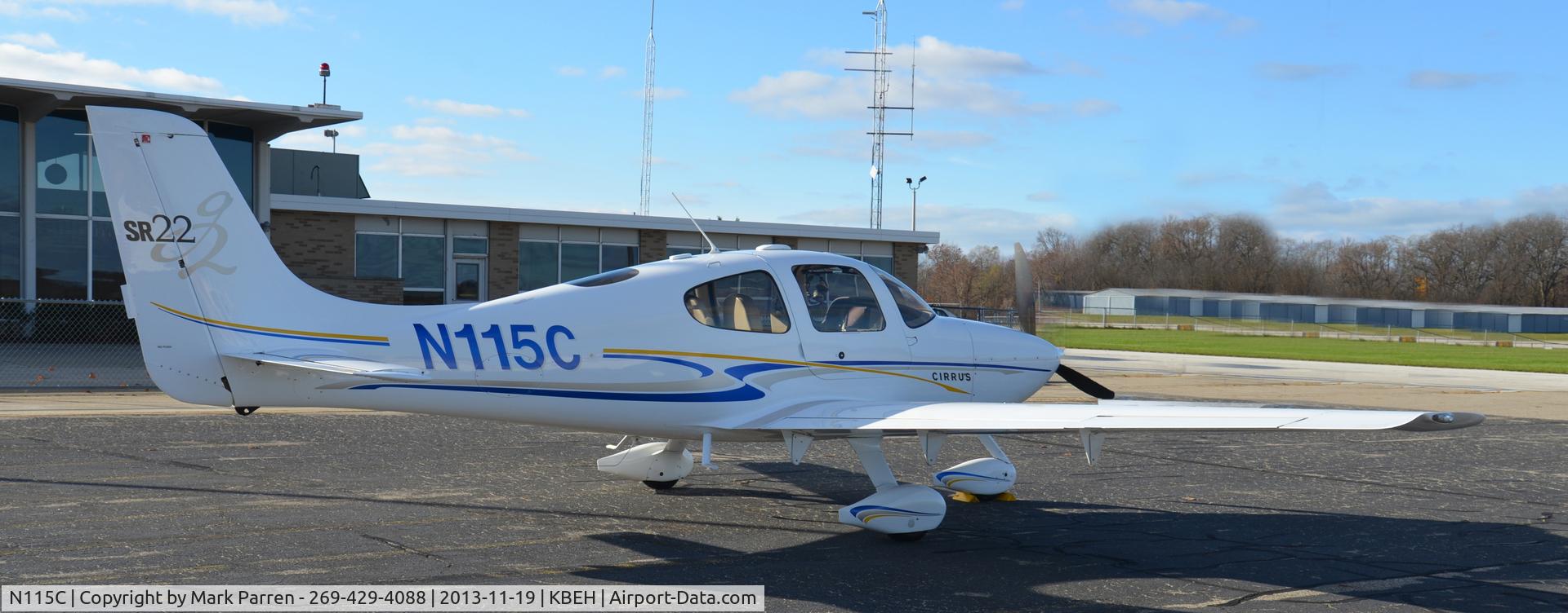 N115C, 2005 Cirrus SR22 G2 C/N 1279, Benton Harbor , Michigan