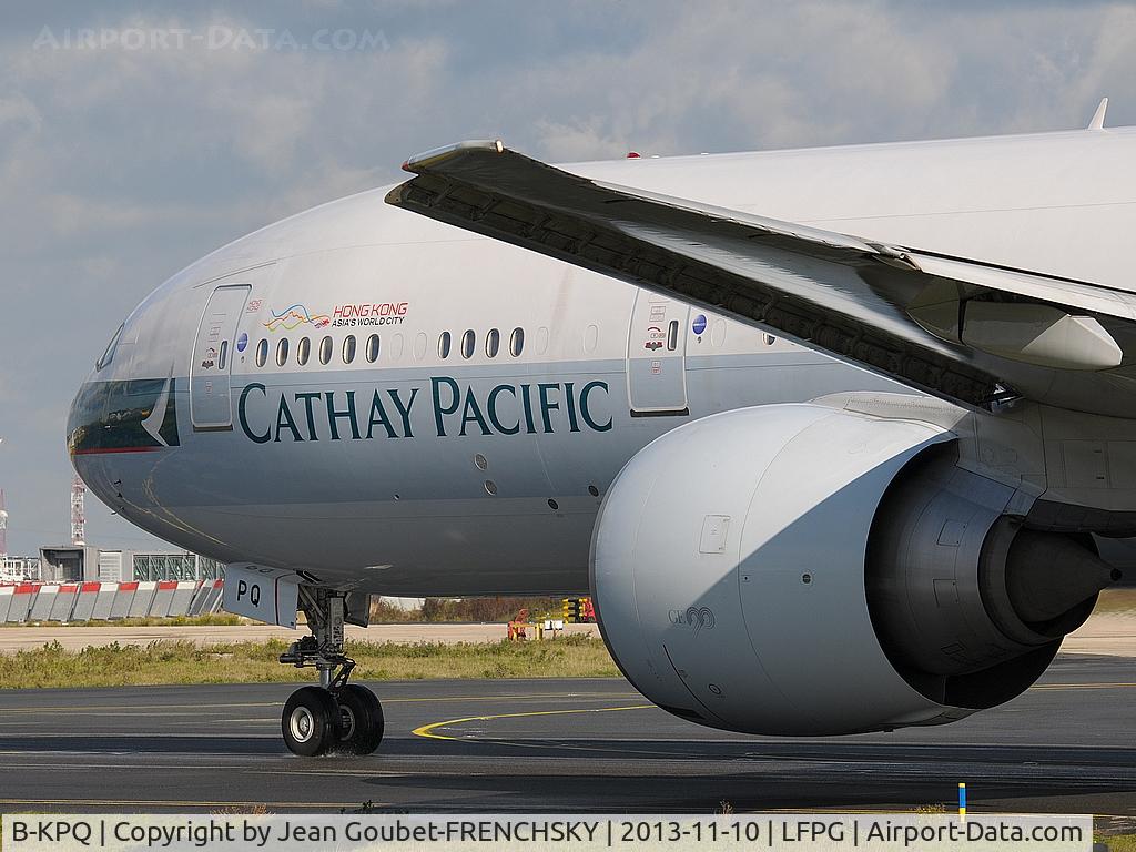 B-KPQ, 2010 Boeing 777-367/ER C/N 36162, CPA261 from Hong Kong