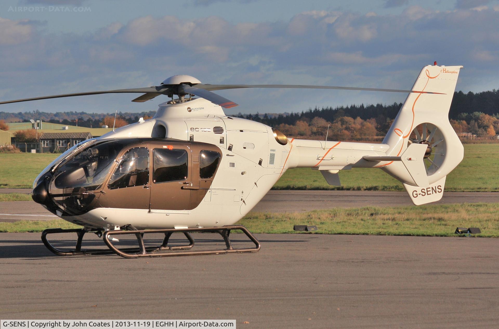 G-SENS, 2009 Eurocopter EC-135T-2+ C/N 0833, Parked at Signatures