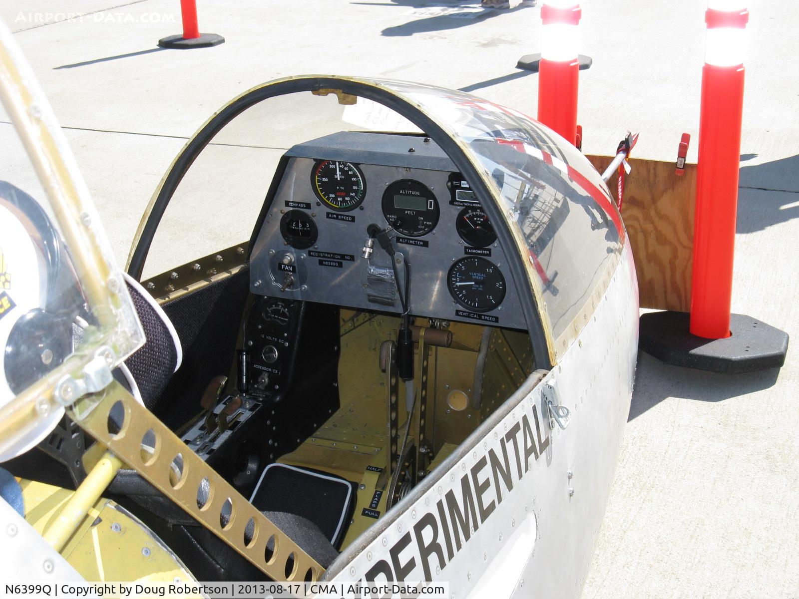 N6399Q, Bede BD-5B C/N 4986, 1999 Loomis BD-5B, Hirth 2706 68 Hp pusher, panel