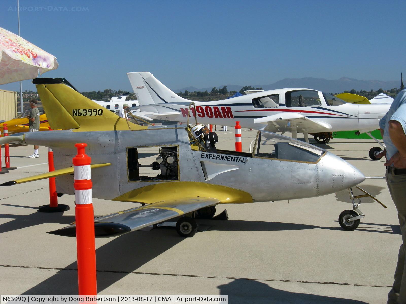 N6399Q, Bede BD-5B C/N 4986, 1999 Loomis BD-5B, Hirth 2706 68 Hp pusher, single seat speedster