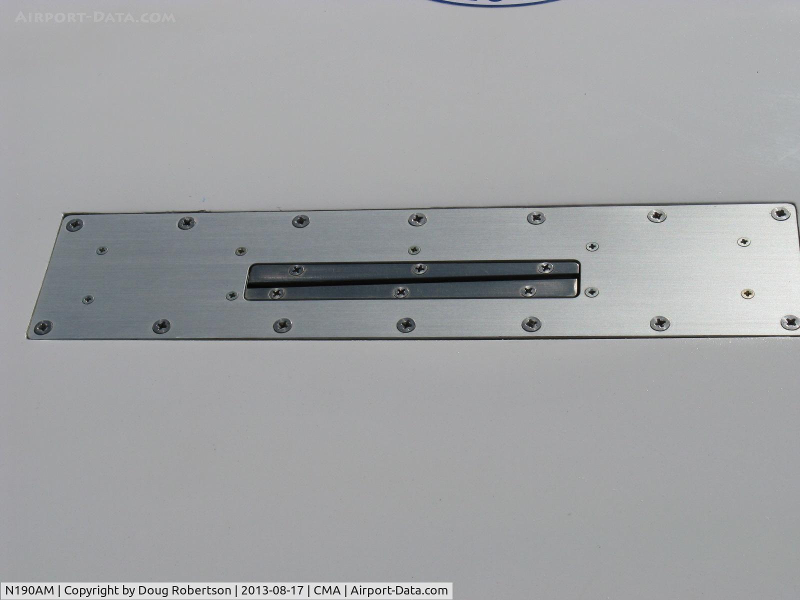 N190AM, Wheeler Express C/N 001, 2006 Moghaddas AM-1, Wheeler EXPRESS S-90, wing spoiler-retracted