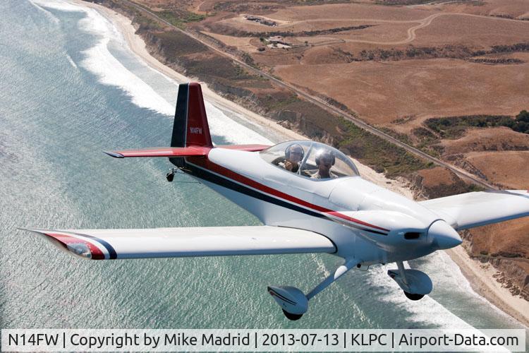 N14FW, 1996 Vans RV-4 C/N 596, At West Coast Piper Cub Fly-in Lompoc Calif 2013