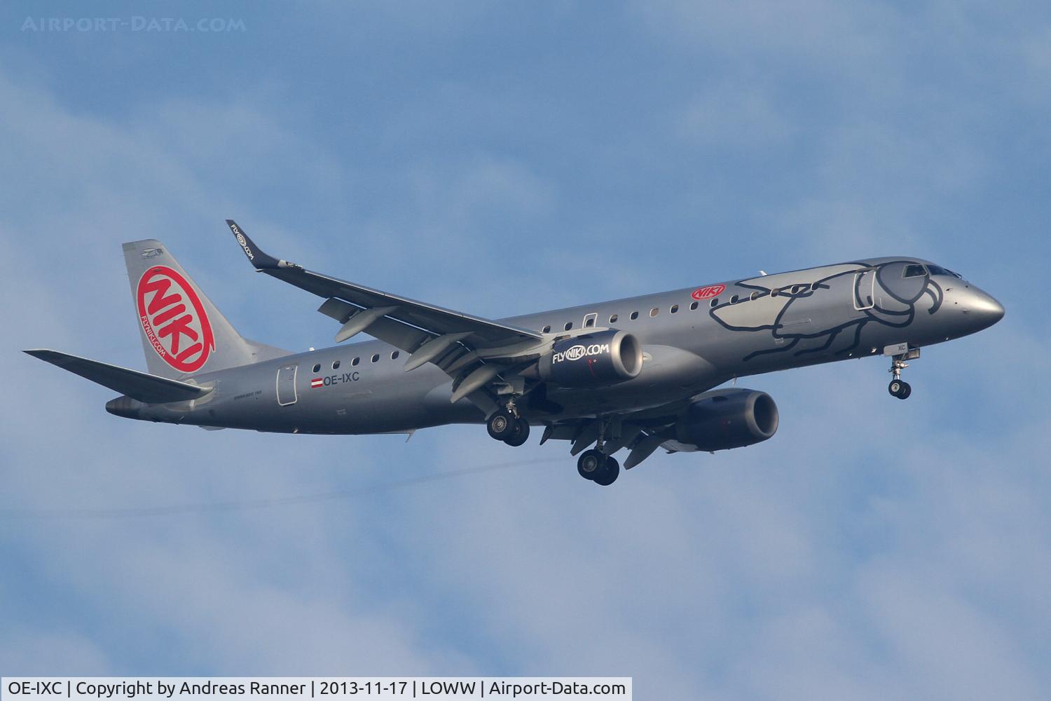 OE-IXC, 2010 Embraer 190LR (ERJ-190-100LR) C/N 19000349, Niki Embraer ERJ-190