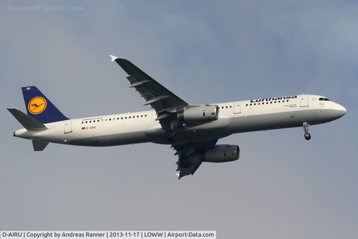 D-AIRU, 1997 Airbus A321-131 C/N 692, Lufthansa Airbus A321