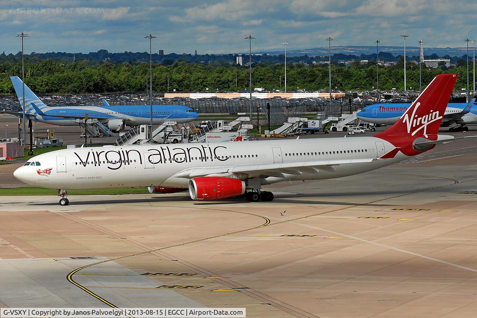 G-VSXY, 2010 Airbus A330-343X C/N 1195, Virgin Atlantic Airways Airbus A330-343X taxi to take off