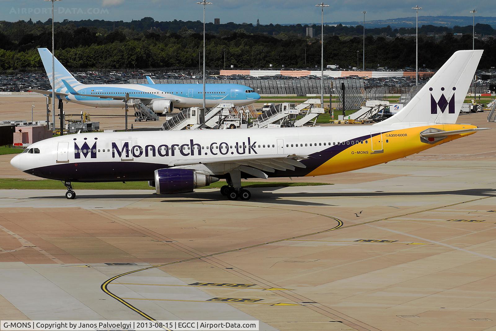 G-MONS, 1989 Airbus A300B4-605R C/N 556, Monarch Airlines Airbus A300B4-605R taxi to takeoff