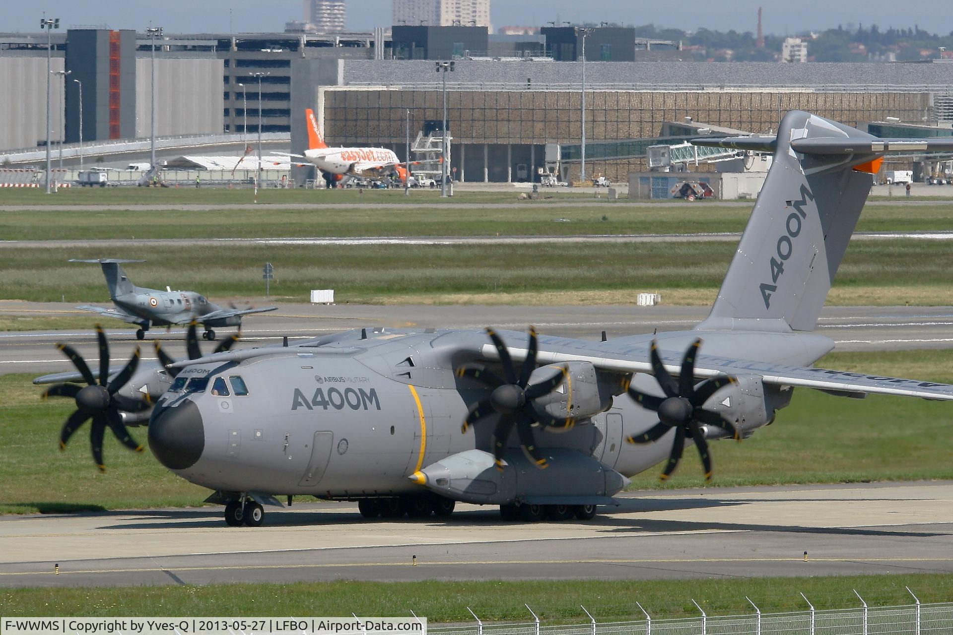 F-WWMS, 2010 Airbus A400M Atlas C/N 003, Airbus Military A-400M Atlas, Taxiing Before Take-off Rwy 14R, Toulouse Blagnac Airport (LFBO-TLS)