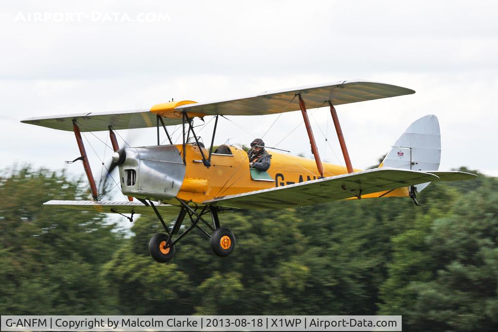 G-ANFM, 1941 De Havilland DH-82A Tiger Moth II C/N 83604, De Havilland DH-82A Tiger Moth at The De Havilland Moth Club's 28th International Moth Rally at Woburn Abbey. August 2013.