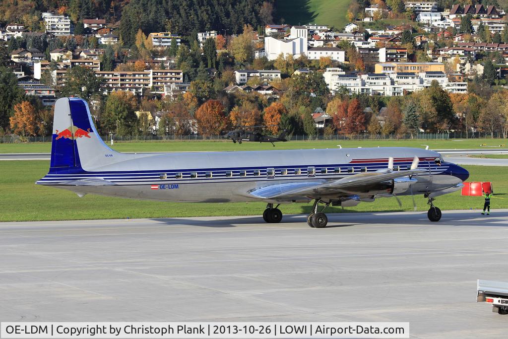 OE-LDM, 1958 Douglas DC-6B C/N 45563, now with the new Austrian Reg