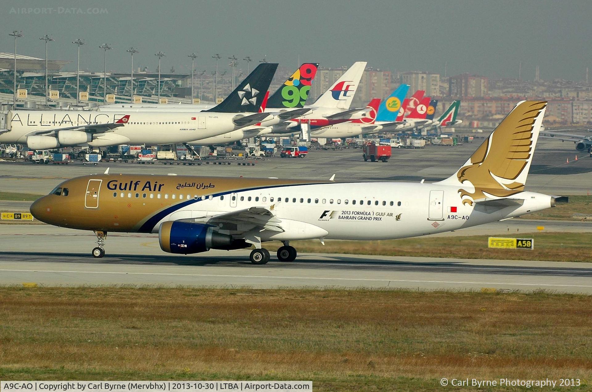 A9C-AO, 2011 Airbus A320-214 C/N 4860, Taken from the Fly Inn Shopping Mall.