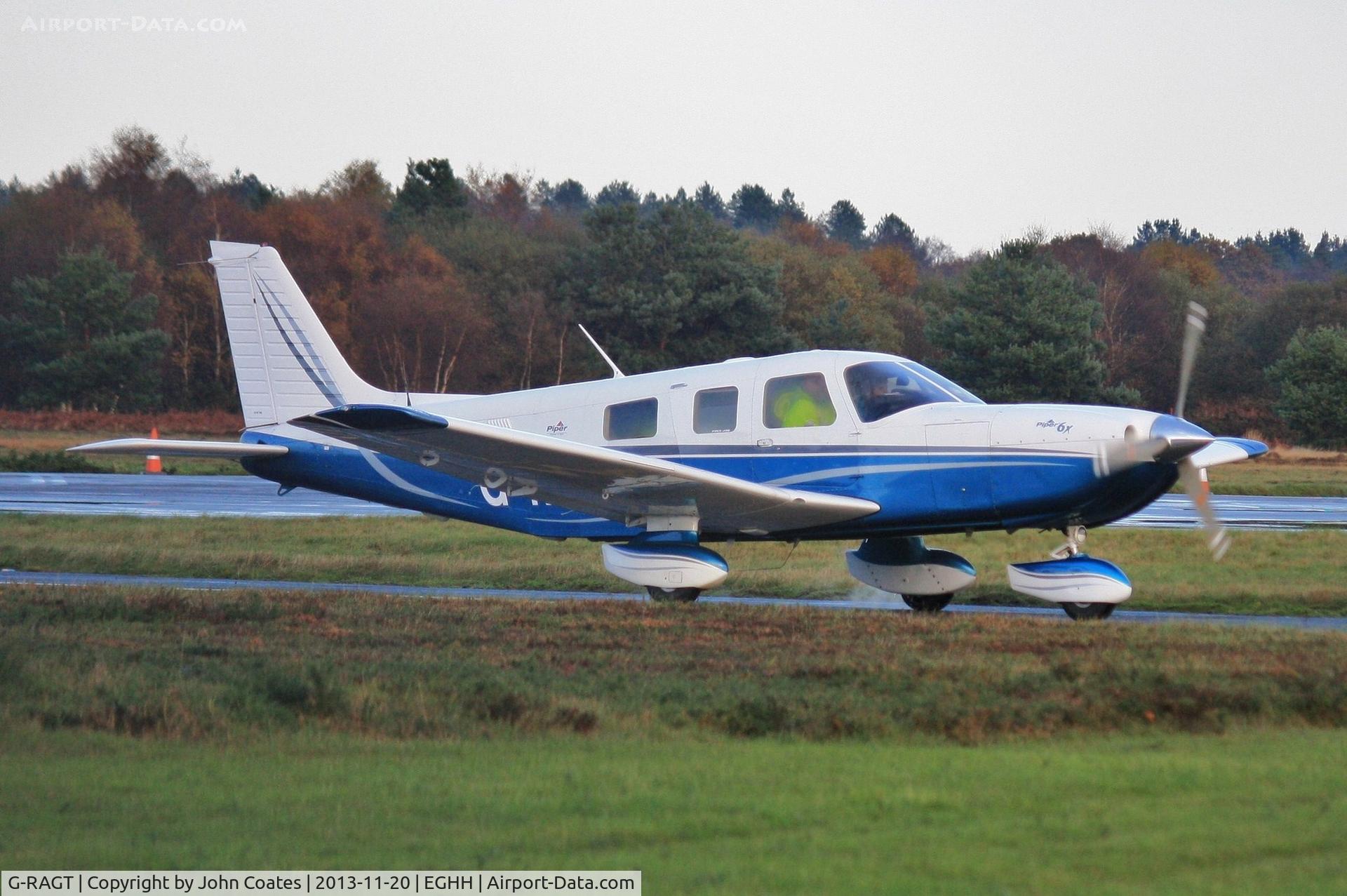 G-RAGT, 2005 Piper PA-32-301FT 6X Saratoga C/N 3232038, Taxiing to compass swing area.