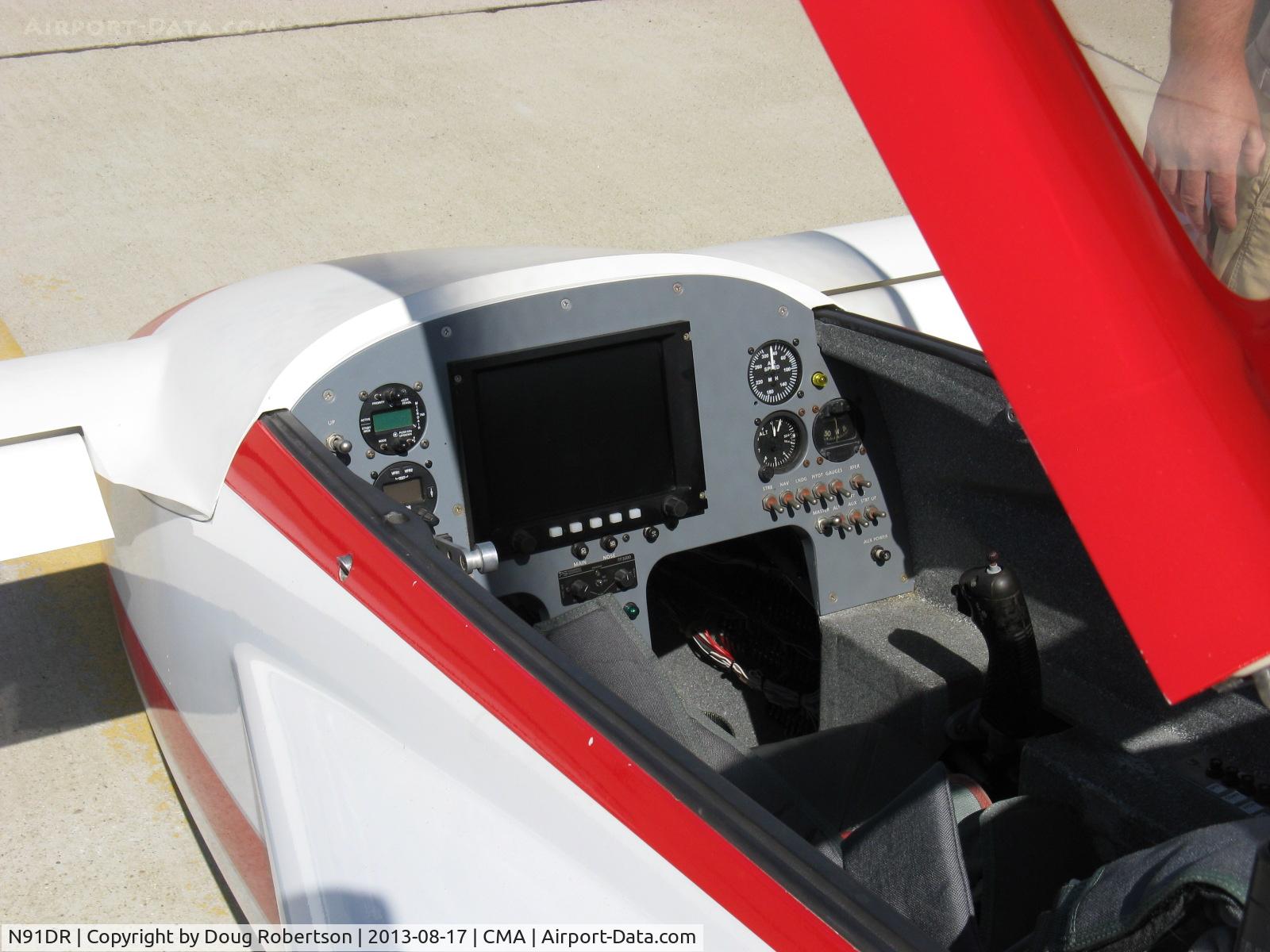 N91DR, 2003 Berkut 360 C/N 001, 2003 Ronneberg B E D (BERKUT) Ser.001 canard, panel