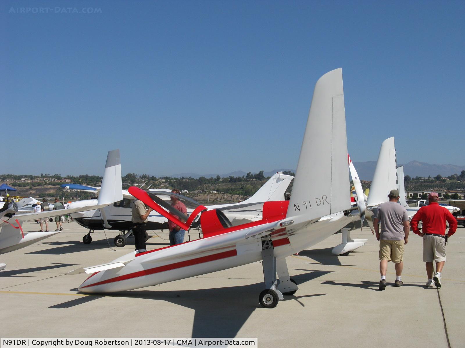 N91DR, 2003 Berkut 360 C/N 001, 2003 Ronneberg B E D (BERKUT) Ser. 001, pusher canard, all gear retractable in flight