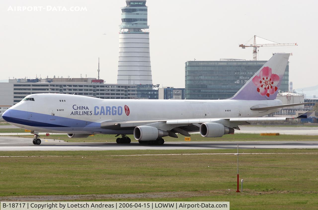 B-18717, 2004 Boeing 747-409F/SCD C/N 30769, China Airlines Cargo