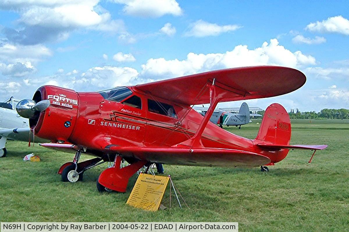 N69H, 1943 Beech D17S Staggerwing C/N 4896, Beech D17S Staggerwing [4896] Dessau~D 22/05/2004