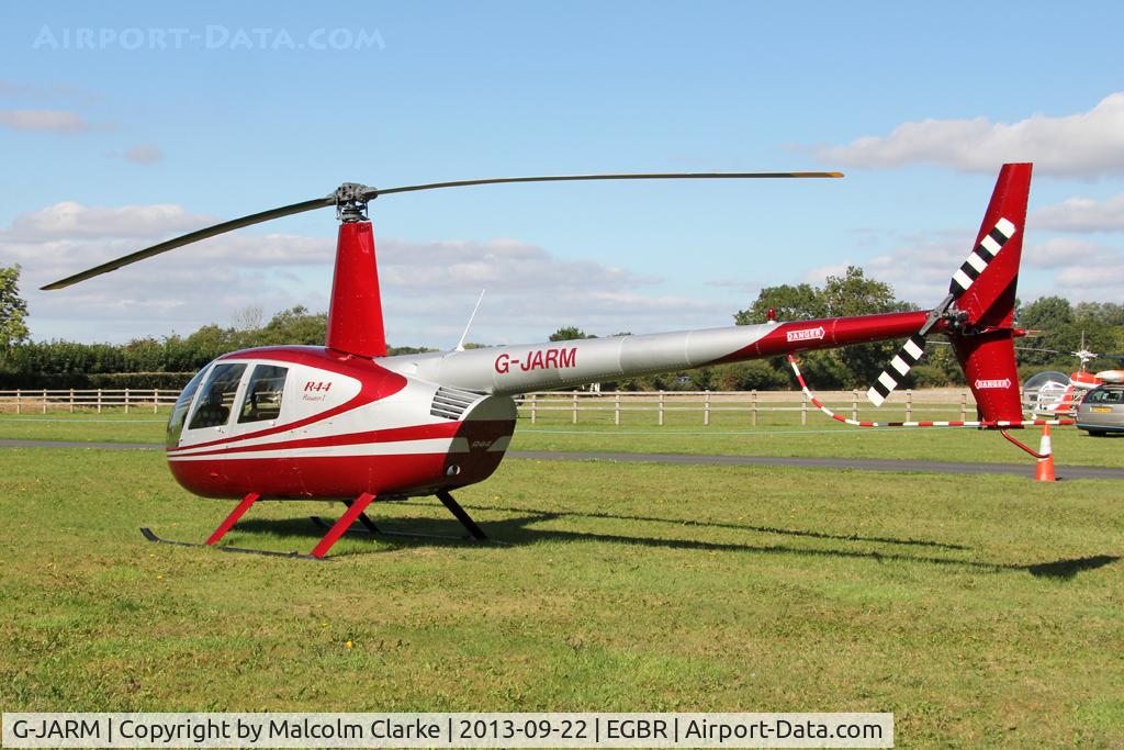 G-JARM, 2006 Robinson R44 Raven I C/N 1620, Robinson R44 Raven at The Real Aeroplane Club's Helicopter Fly-In, Breighton Airfield, September 2013.