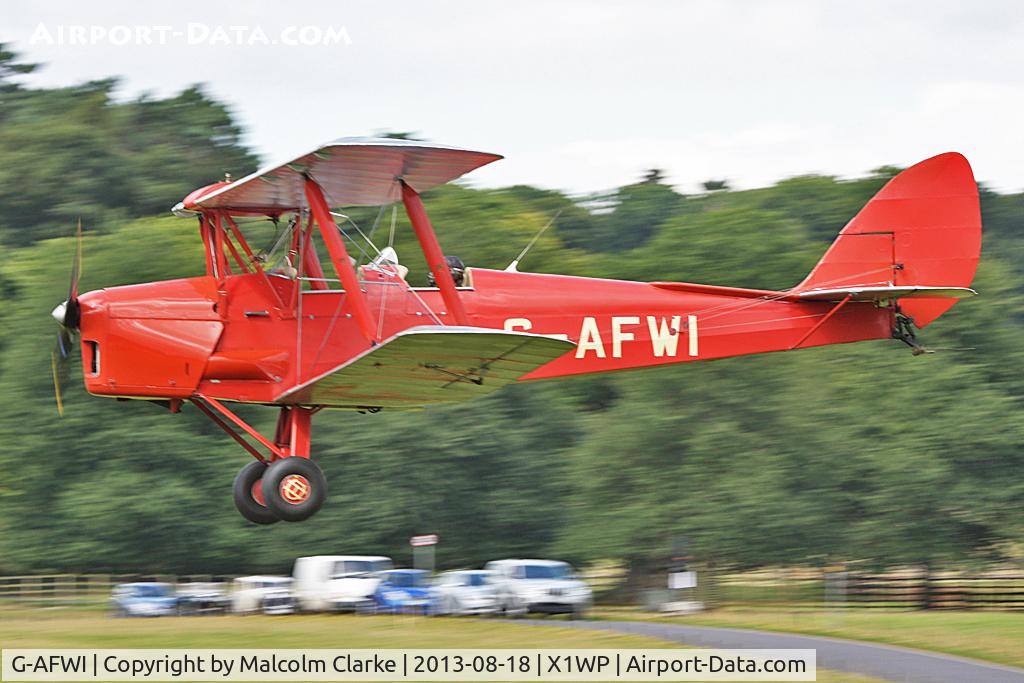 G-AFWI, 1939 De Havilland DH-82A Tiger Moth II C/N 82187, De Havilland DH-82A Tiger Moth II at The De Havilland Moth Club's 28th International Moth Rally at Woburn Abbey. August 2013.